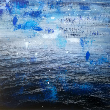 Sea III - Mixed Media Painting by Sven Pfrommer Gravures & estampes intitulée "Sea III - Mixed Med…" par Sven Pfrommer, Œuvre d'art originale, Tirage argentique