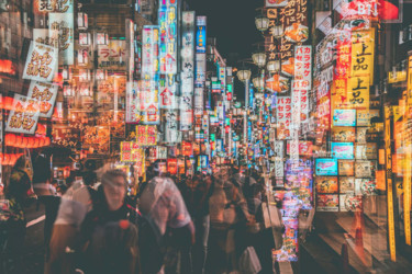 印花与版画 标题为“TOKYO NIGHTS I - by…” 由Sven Pfrommer, 原创艺术品, 模拟打印