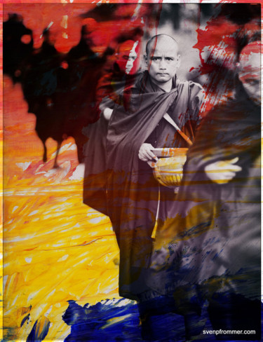 MONKS XIV - Artbox by Sven Pfrommer Gravures & estampes intitulée "MONKS XIV - Artbox…" par Sven Pfrommer, Œuvre d'art originale, Tirage argentique