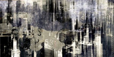 Printmaking titled "CHICAGO SKY I by Sv…" by Sven Pfrommer, Original Artwork, Analog Print