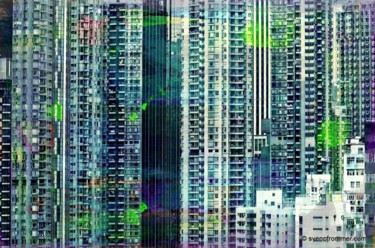 Estampas & grabados titulada "HONG KONG Sky VI by…" por Sven Pfrommer, Obra de arte original, Impresión analógica