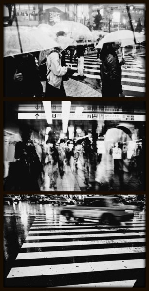 TOKYO CROSSING IV - Limited Edition of 3 Photograph Gravures & estampes intitulée "TOKYO CROSSING IV -…" par Sven Pfrommer, Œuvre d'art originale, Tirage argentique