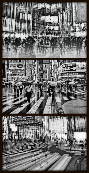 Estampas & grabados titulada "TOKYO CROSSING VIII…" por Sven Pfrommer, Obra de arte original, Impresión analógica