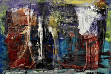 Ancient Asia XXI by Sven Pfrommer - Artwork is ready to hang Printmaking titled "Ancient Asia XXI by…" by Sven Pfrommer, Original Art, Analog Print