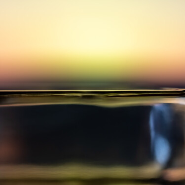 Fotografía titulada "FLUID HORIZON XXXV…" por Sven Pfrommer, Obra de arte original, Impresión analógica Montado en Aluminio