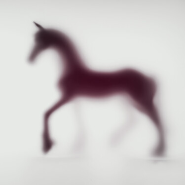 Fotografia intitulada "WILD LENS - HORSE X…" por Sven Pfrommer, Obras de arte originais, Impressão de filme Montado em Alumí…