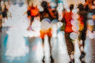 Photography titled "RAINY DAYS IN SAIGO…" by Sven Pfrommer, Original Artwork, Analog Print Mounted on Aluminium