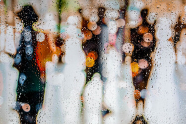 Photography titled "RAINY DAYS IN SAIGO…" by Sven Pfrommer, Original Artwork, Analog Print Mounted on Aluminium