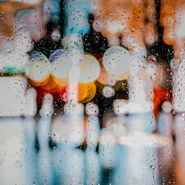 Fotografie getiteld "RAINY DAYS IN SAIGO…" door Sven Pfrommer, Origineel Kunstwerk, Film Print Gemonteerd op Aluminium