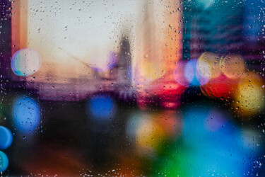 Fotografie getiteld "RAINY DAYS IN MANIL…" door Sven Pfrommer, Origineel Kunstwerk, Film Print Gemonteerd op Aluminium