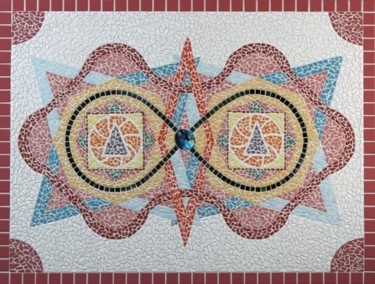 Handwerk mit dem Titel "Mandala der Unendli…" von Musaicum Steinbildsetzerei Sven Strauß, Original-Kunstwerk