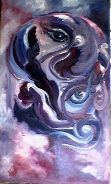 Painting titled "slezı" by Svetlana Karpova, Original Artwork