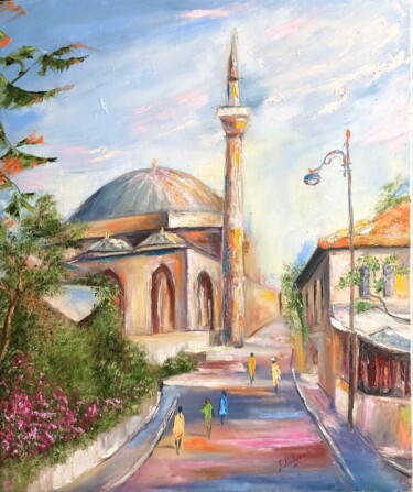 绘画 标题为“Painting "Suleymani…” 由Sveta Makarenko, 原创艺术品, 油 安装在木质担架架上