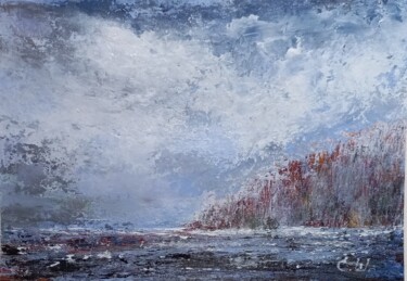 Painting titled "Winter... came" by Sveta Shulginova, Original Artwork, Acrylic