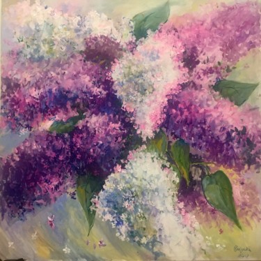Сирень Pintura titulada "Сирень" por Sveta Sokolova, Obra de arte original, Acrílico