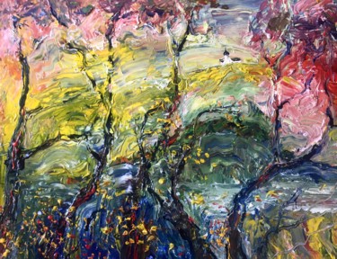 Covid19. Коронавирус. Самоизоляция. Malerei mit dem Titel "Covid19. Коронавиру…" von Sveta Sokolova, Original-Kunstwerk, Öl