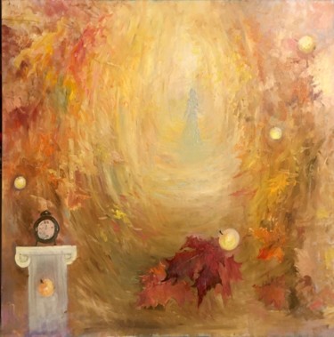 Картина под названием "Dream" - Sveta Sokolova, Подлинное произведение искусства, Масло Установлен на Деревянная рама для но…
