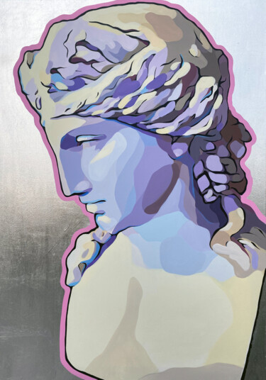 绘画 标题为“Female bust” 由Sveta Step, 原创艺术品, 丙烯