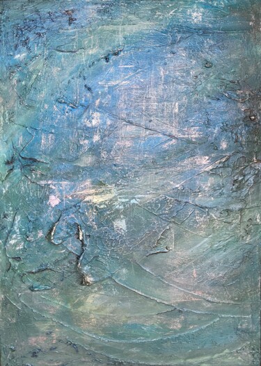 Malerei mit dem Titel "Galaxy" von Sveta Zvonkaya, Original-Kunstwerk, Acryl