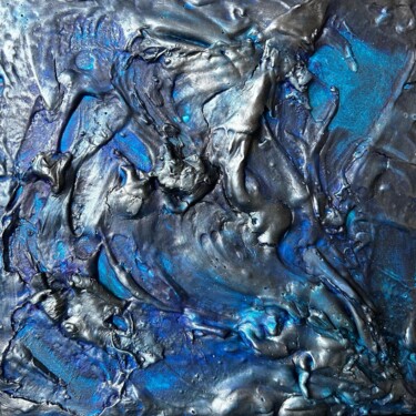 Painting titled "Storm" by Sveta Zvonkaya, Original Artwork, Plaster