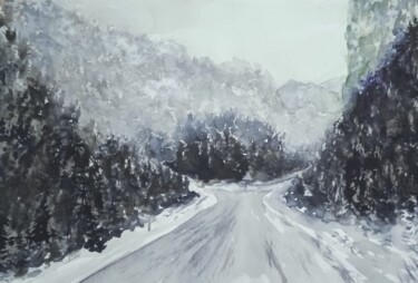 Картина под названием "Путешествие1" - Светлана Светличная, Подлинное произведение искусства, Акварель