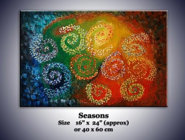 Картина под названием "Seasons" - Svetafridman, Подлинное произведение искусства