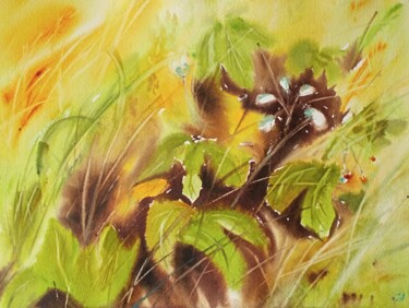 Pintura intitulada "Summer colors" por Svetlana Avramenko, Obras de arte originais, Aquarela