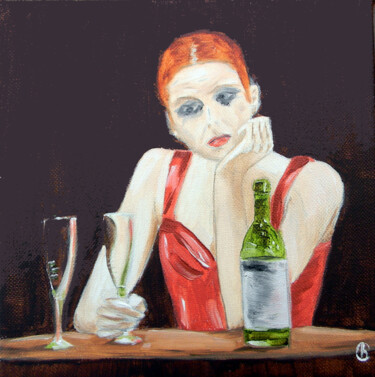Картина под названием "Alone" - Svetlana Bagdasaryan, Подлинное произведение искусства, Масло