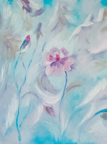 Peinture intitulée "Delicate flowers" par Svetlana Berezova, Œuvre d'art originale, Huile