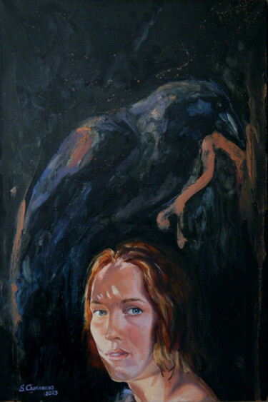 Painting titled "Рассвет" by Svetlana Chernenko, Original Artwork, Oil