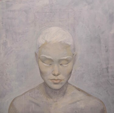 Картина под названием "I am" - Svetlana Chimitdorzhina, Подлинное произведение искусства, Масло