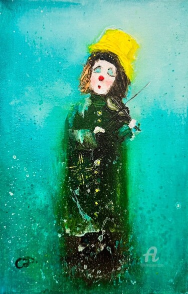 Pintura titulada "Oil painting: Harle…" por Svetlana Dorokhina, Obra de arte original, Oleo Montado en Bastidor de camilla d…