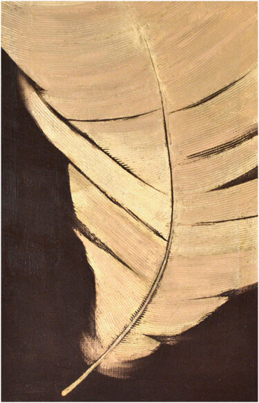 Pittura intitolato "Feather" da Svetlana Fakhrieva, Opera d'arte originale, Acrilico
