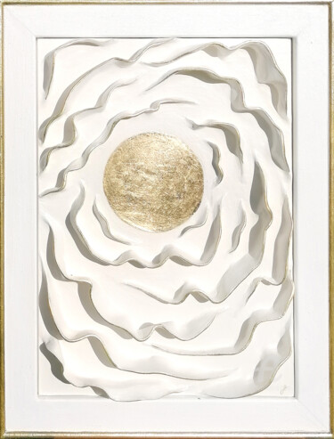 Peinture intitulée "Sun" par Svetlana Fakhrieva, Œuvre d'art originale, Acrylique Monté sur Carton