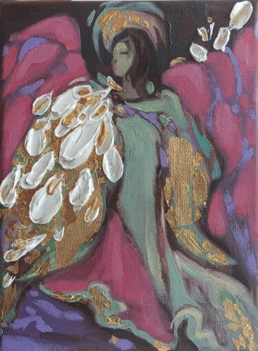 Peinture intitulée "Original Mini Oil P…" par Svetlana Sindere, Œuvre d'art originale, Huile Monté sur Châssis en bois