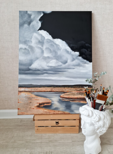 Black gold Pintura titulada "Black gold" por Svetlana Generalova, Obra de arte original, Oleo