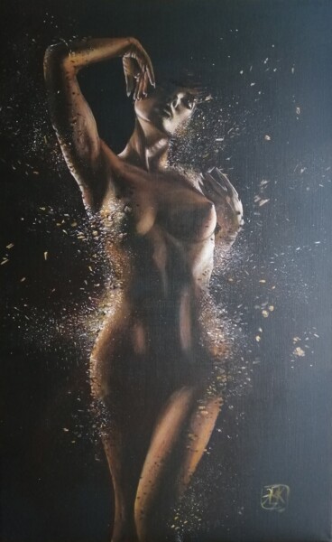Картина под названием "Ева" - Светлана Голофаева, Подлинное произведение искусства, Акрил
