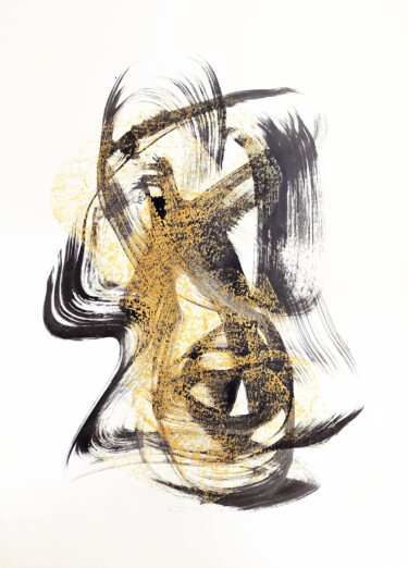 Desenho intitulada "Energy Dance" por Svetlana Grigoryeva, Obras de arte originais, Pastel