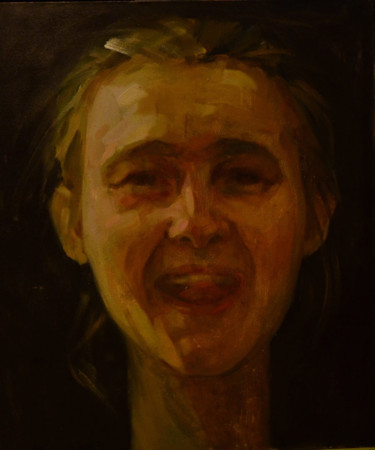 Schilderij getiteld "Alina" door Svetlana Kalinicheva, Origineel Kunstwerk, Olie