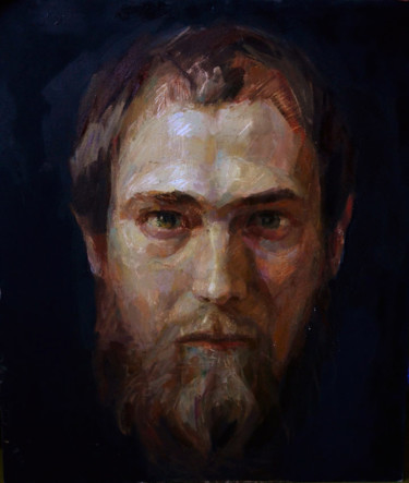 Peinture intitulée "Denis" par Svetlana Kalinicheva, Œuvre d'art originale, Huile