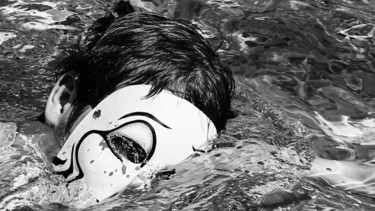 Photography titled "swim" by Sebrede, Original Artwork, Digital Photography