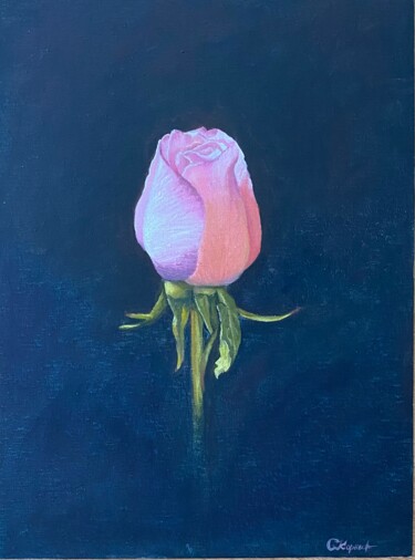 Malarstwo zatytułowany „Моя Роза” autorstwa Svetlana Кorneeva, Oryginalna praca, Olej