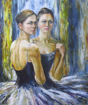Картина под названием "Балерины" - Svetlana Kruglov, Подлинное произведение искусства