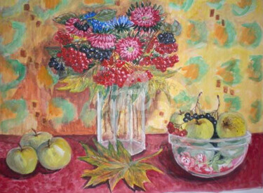 Картина под названием "Дары осени" - Светлана Круговенкова, Подлинное произведение искусства, Акрил