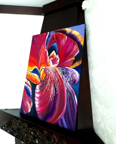 Картина под названием "140 X 100 colors" - Svetlana Kunegina, Подлинное произведение искусства, Масло