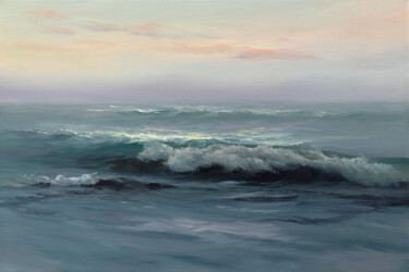 Картина под названием "Sunrise" - Svetlana Lebedeva, Подлинное произведение искусства, Масло