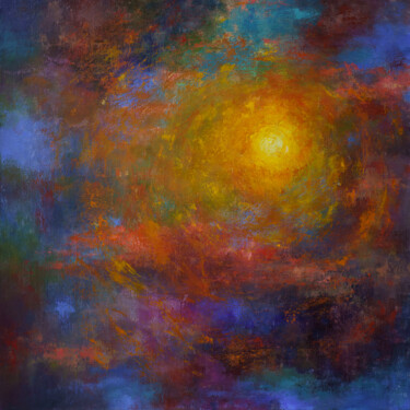 Картина под названием ""Час життя, світано…" - Светлана Лодина, Подлинное произведение искусства, Масло Установлен на Деревя…