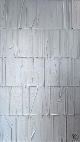 Malerei mit dem Titel "Monochrome" von Svetlana Loskurinskaia, Original-Kunstwerk, Stoff Auf Keilrahmen aus Holz montiert