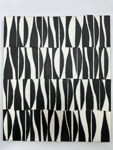 Peinture intitulée "Black&White" par Svetlana Loskurinskaia, Œuvre d'art originale, Acrylique