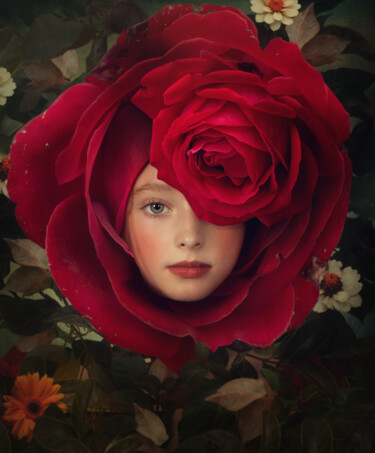 Fotografia intitulada "Blooming" por Svetlana Melik-Nubarova, Obras de arte originais, Fotografia Manipulada